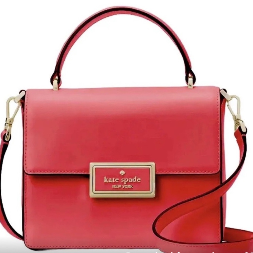 New Kate Spade Reegan Leather Satchel Crossbody